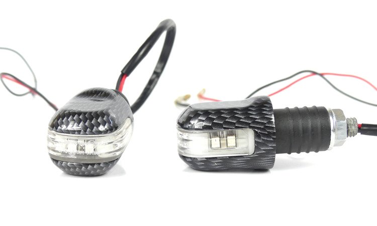 Kierunkowskaz metal w kierownice 6 diód e8 12v