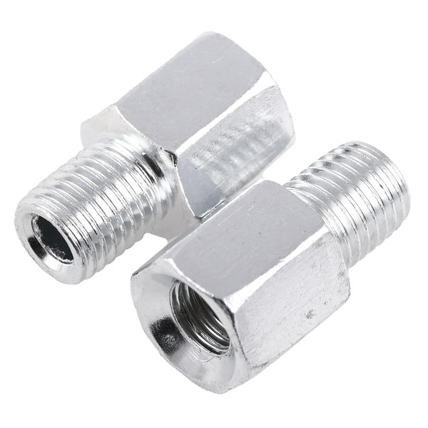 Lusterka okrągłe classic chrom z redukcją gwintu M8 / M10 Racing Force