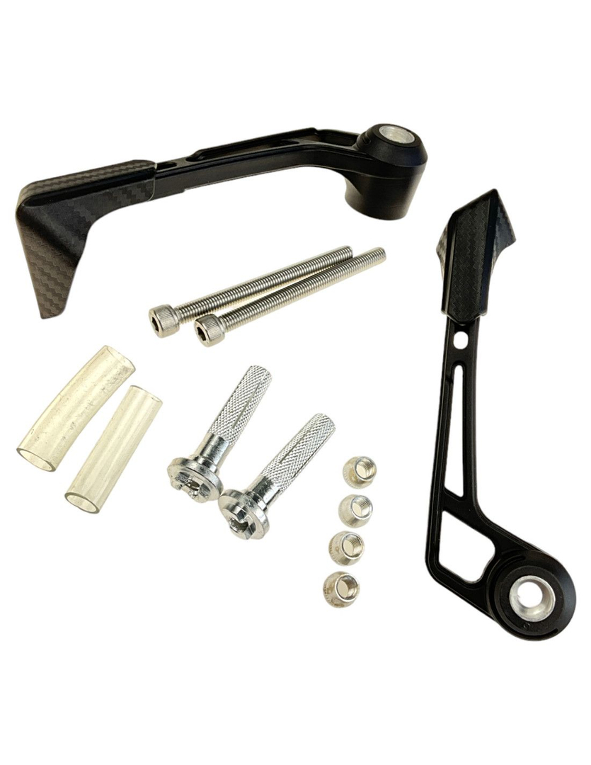 Osłony dłoni czarne pitbike Moto GP YCF