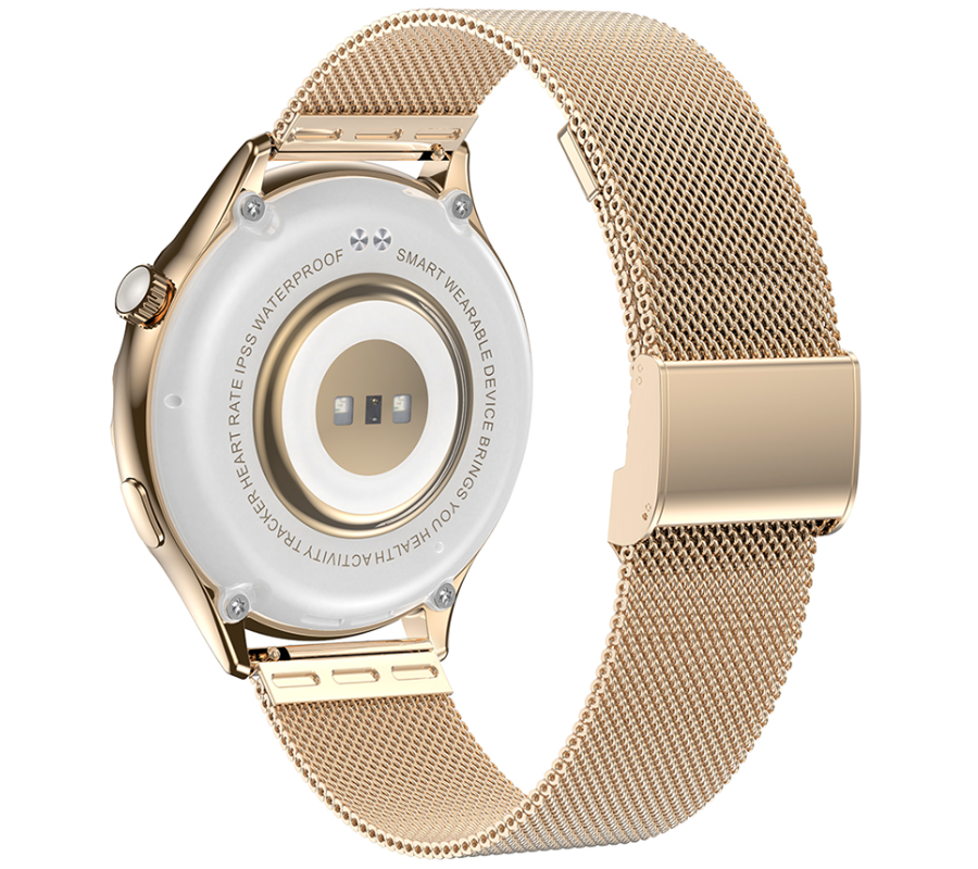 Smartwatch zegarek Rubicon RNCF02 złoty 2 paski