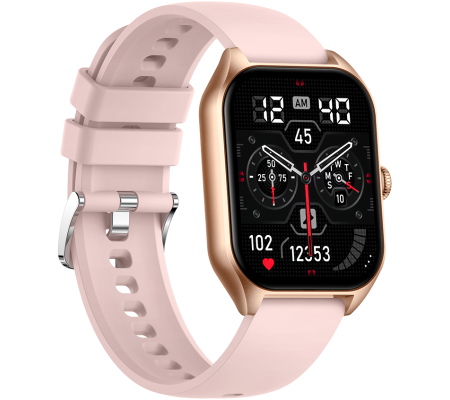 Smartwatch zegarek Rubicon damski RNCF03 różowy tryby sportowe SMS kroki