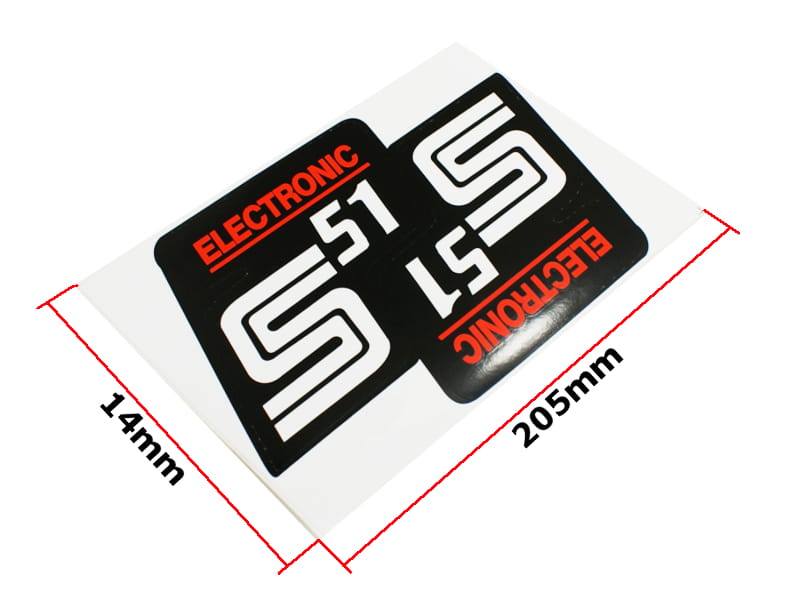 Naklejka naklejki simson s51 elektronik kpl