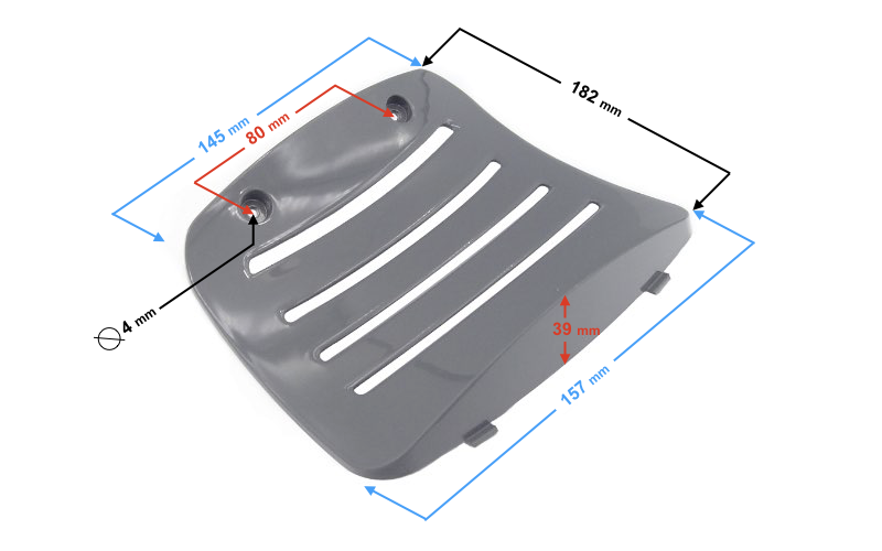 Obudowa centralna do skutera Barton Primo