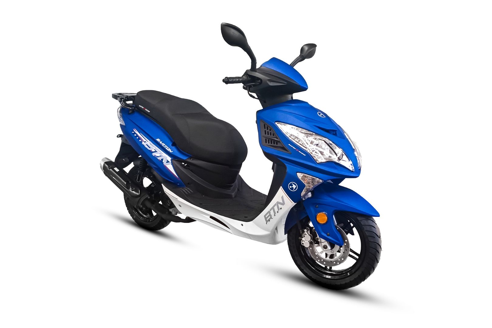 Skuter Barton Falcon 125 niebiesko biały mat