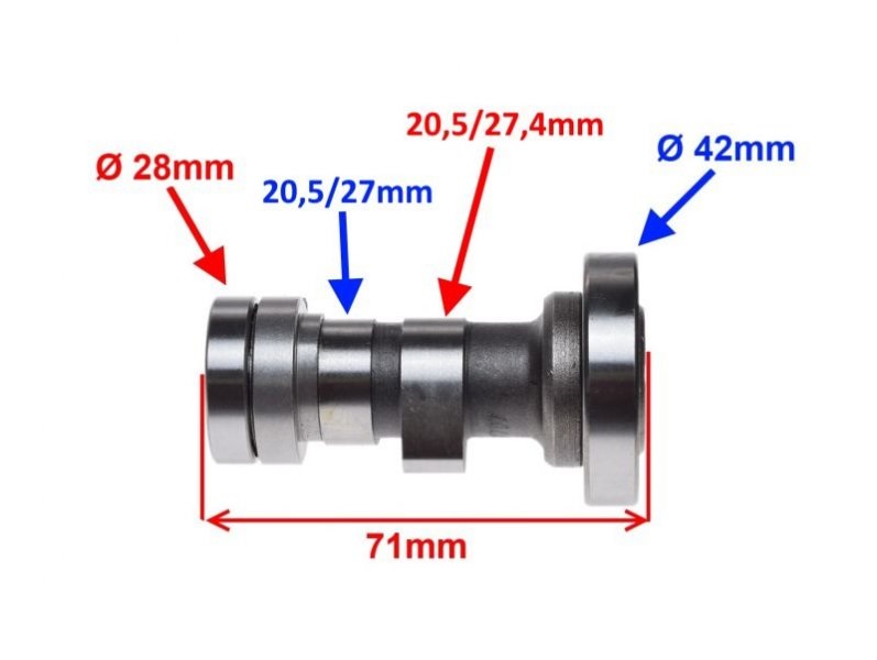 Wałek Rozrządu YX140 MRF140 PIT BIKE