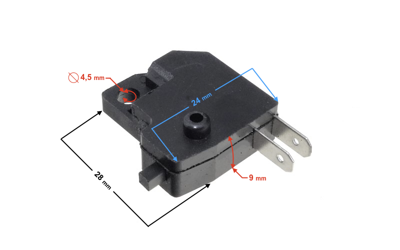 Czujnik stopu hamulca przedniego prawy Barton Fighter 2 Junak 901 Router