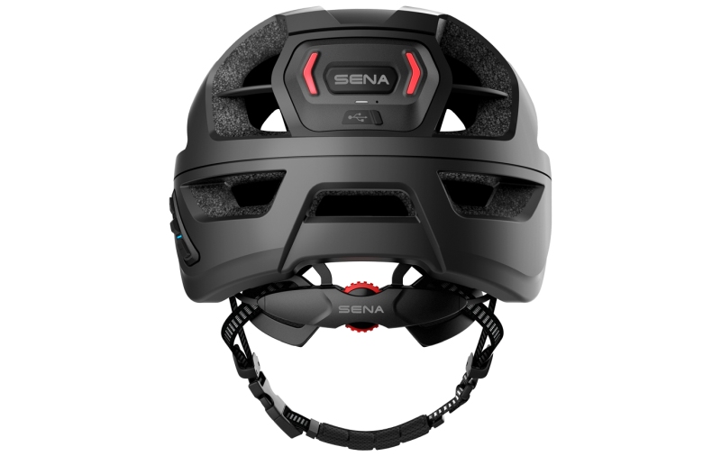 Sena kask rowerowy z wbudowanym interkomem oraz tylną lampką Led (M 55-58cm)