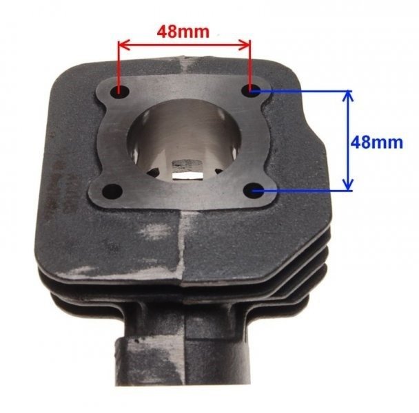 Cylinder 2t peugeot buxy speedfight elyseo 50cm3