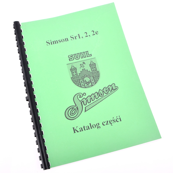 Instrukcja katalog części Simson SR1 SR2 SR2E