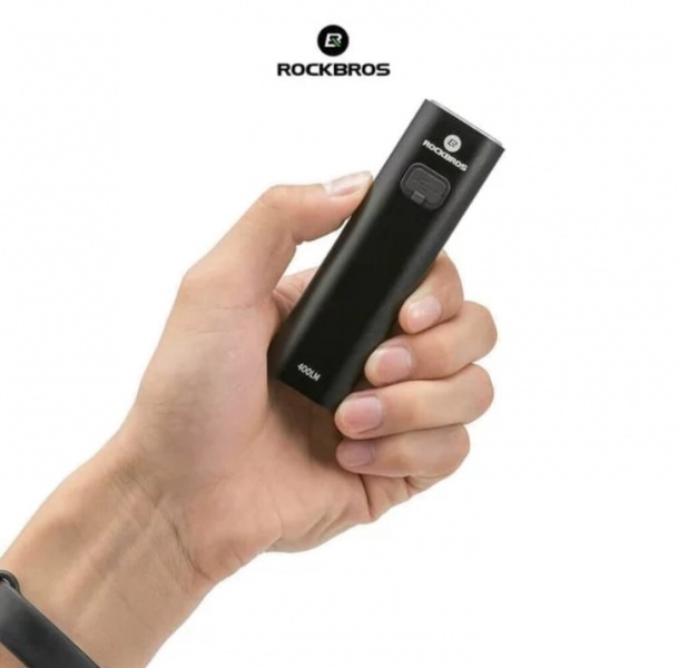 ROCKBROS Lampka rowerowa przednia 400LM 3 tryby