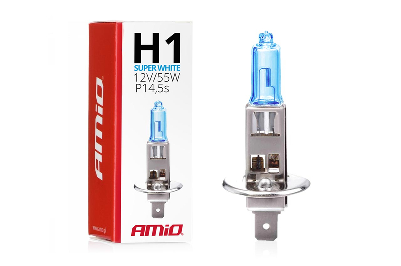 Żarówka H1 12V 55W SuperWhite Światła Drogowe