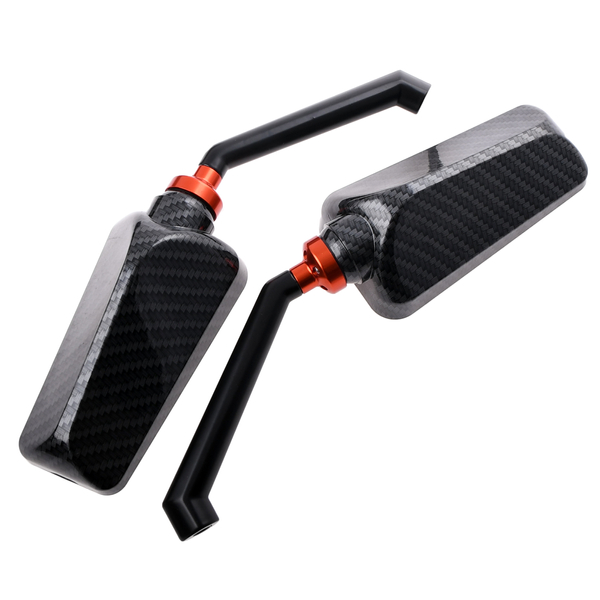 Lusterka uniwersalne M8 M10 carbon połysk solidna konstrukcja DPR Performance