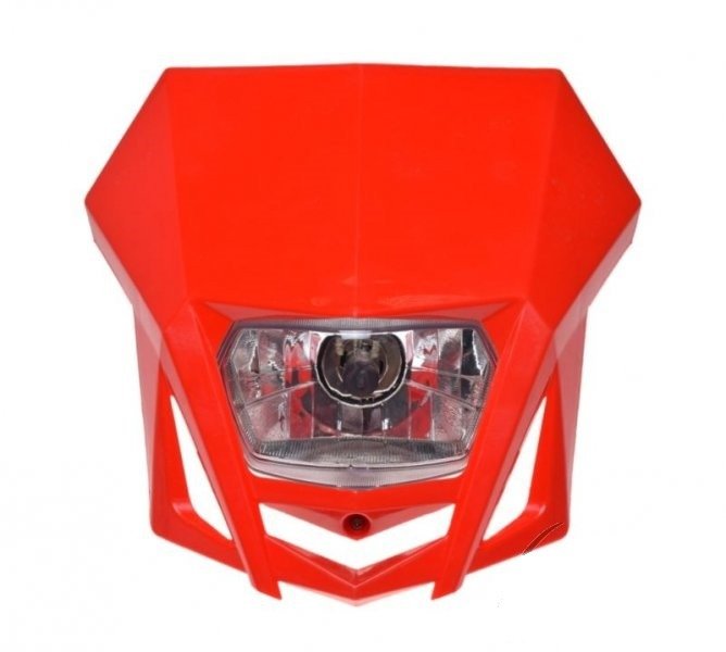 Owiewka przód z reflektorem lampa czerwona h4