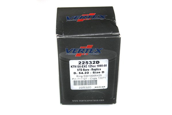 Tłok vertex ktm sx 125, exc 125 87-00r 54,22mm