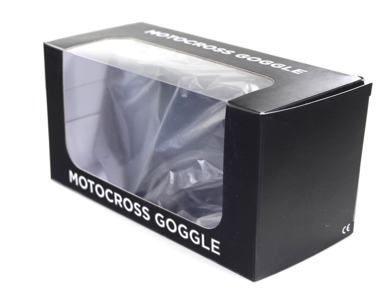 Gogle motocyklowe FTM-005 cross enduro atv quad czarne matowe
