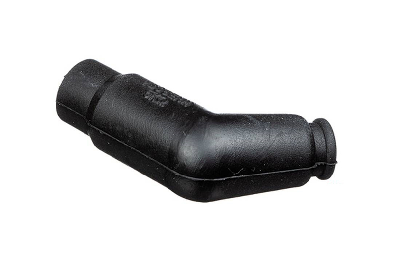 NGK fajka na świece zapłonową (NR 7744) kątowa czarna gumowa