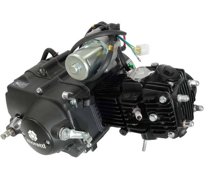 Silnik Moretti 50cc motorower czarny 139FMB