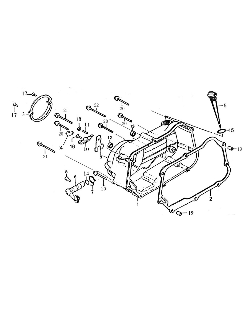 Uchwyt przewodu mod3 pitbike MRF 120 HQ EC SM TTR E-Start
