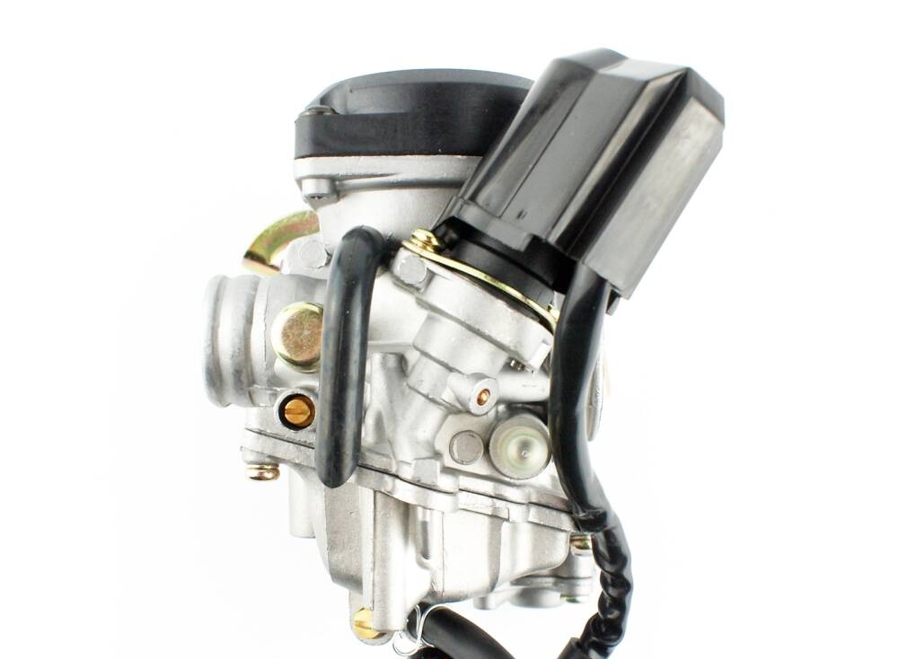 Gaźnik 4T GY6 80cc pompka + plastikowa pokrywka