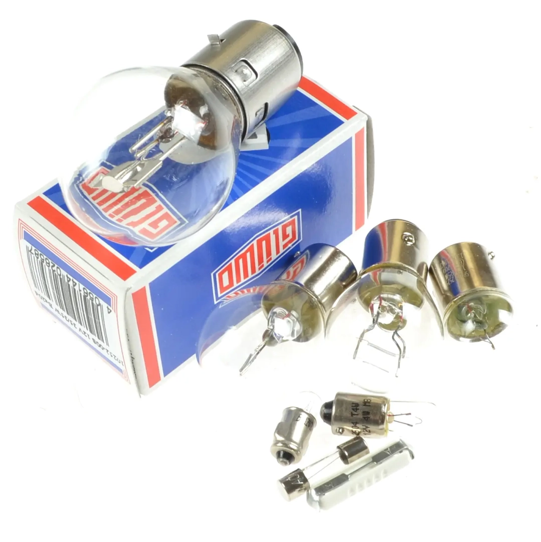 Żarówki + bezpieczniki 12V zestaw Simson S51 SR50 GLÜWO Niemcy