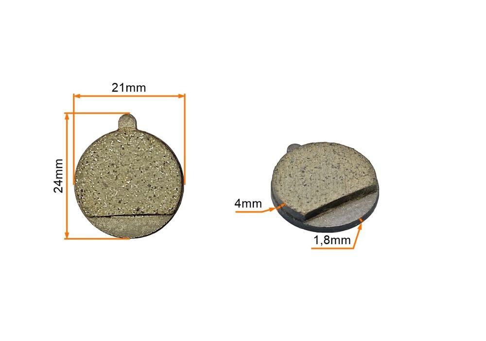 Klocki hamulcowe 4szt hulajnoga elektryczna Kugoo M4 / M4 Pro