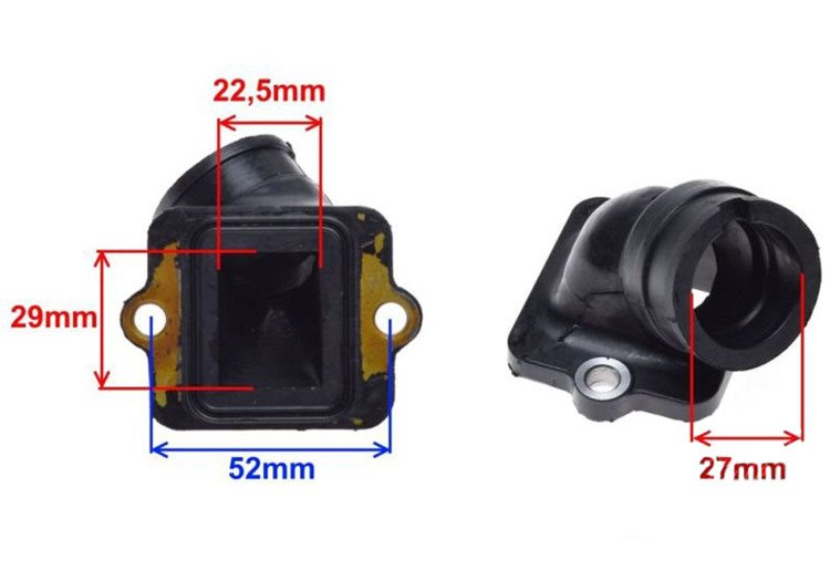 Króciec gaźnika do piaggio gilera 125 rms-0030