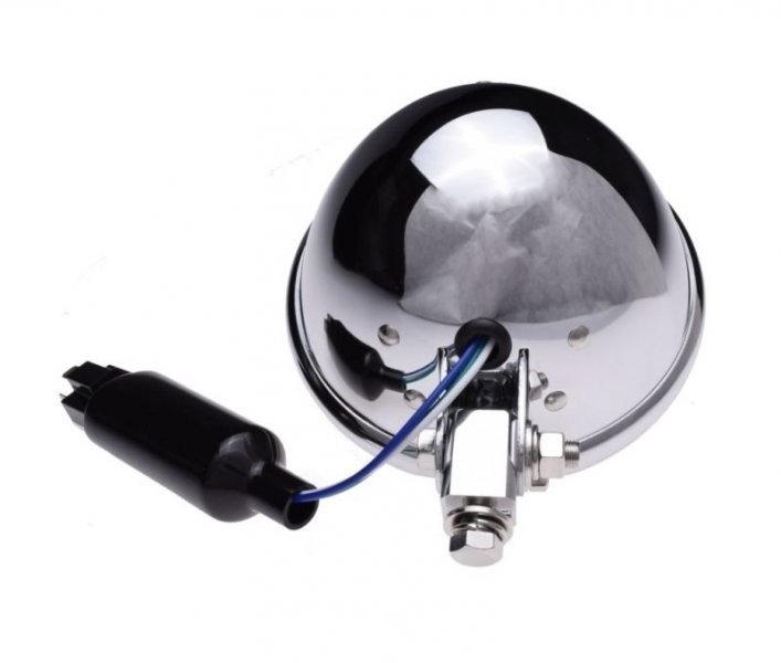 Lampa przednia 5-1/2 cala h4 12v chopper drag star