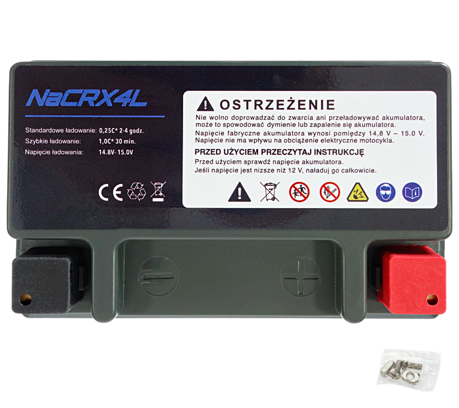 Akumulator Moretti NaCRX4L 12V 3.5 Ah sodowo - jonowy