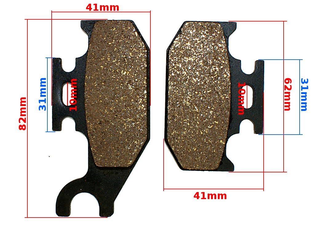 Klocki hamulcowe Suzuki LT-A 400 450 500 LC