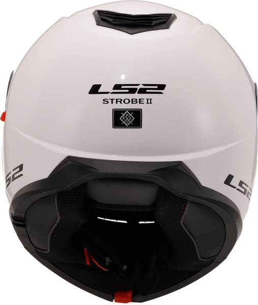 Kask szczękowy LS2 FF908 STROBE II SOLID WHITE homologacja ECE 22.06