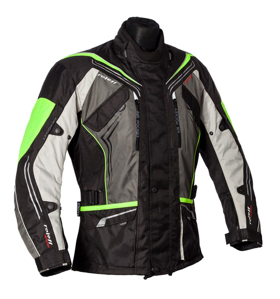 ROLEFF Kurtka Motocyklowa Tekstylna Długa Wind-Tex