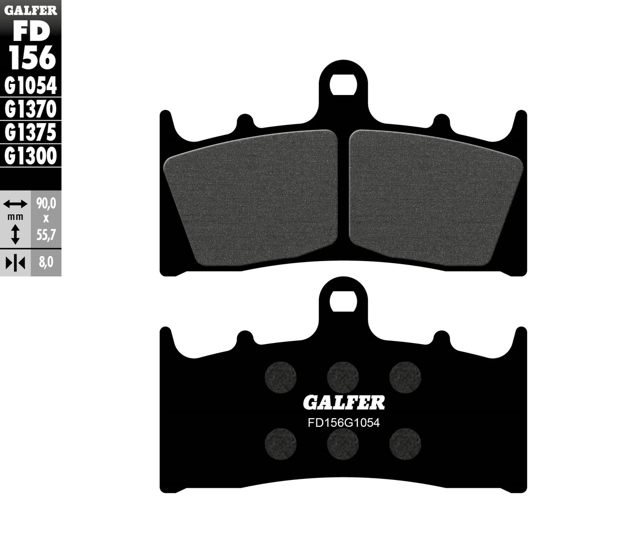 Galfer klocki hamulcowe KH188 półmetaliczne Kawasaki GPZ VN ZRX Suzuki GSX