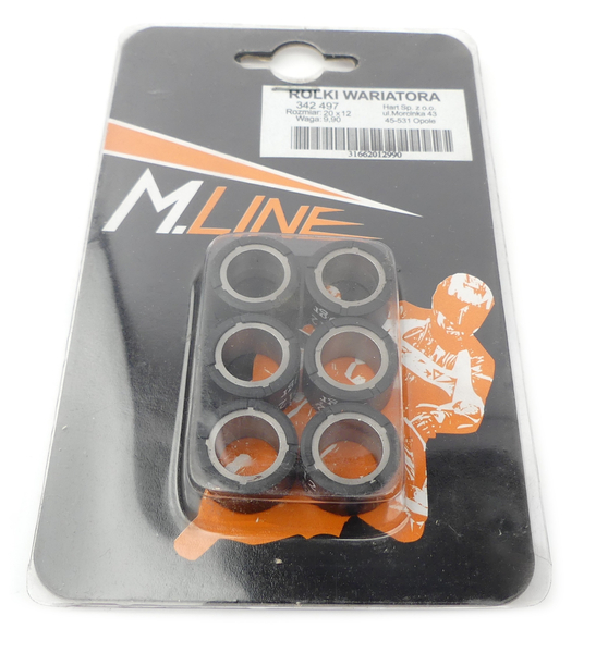 Rolki wariatora Yamaha Majesty 20x12 9,90g M.Line