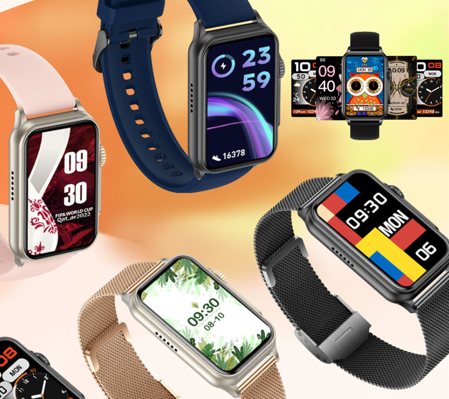 Smartwatch zegarek Rubicon męski RNCF06 granatowy