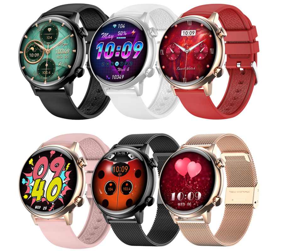 Smartwatch zegarek Rubicon damski RNCF09 różowy