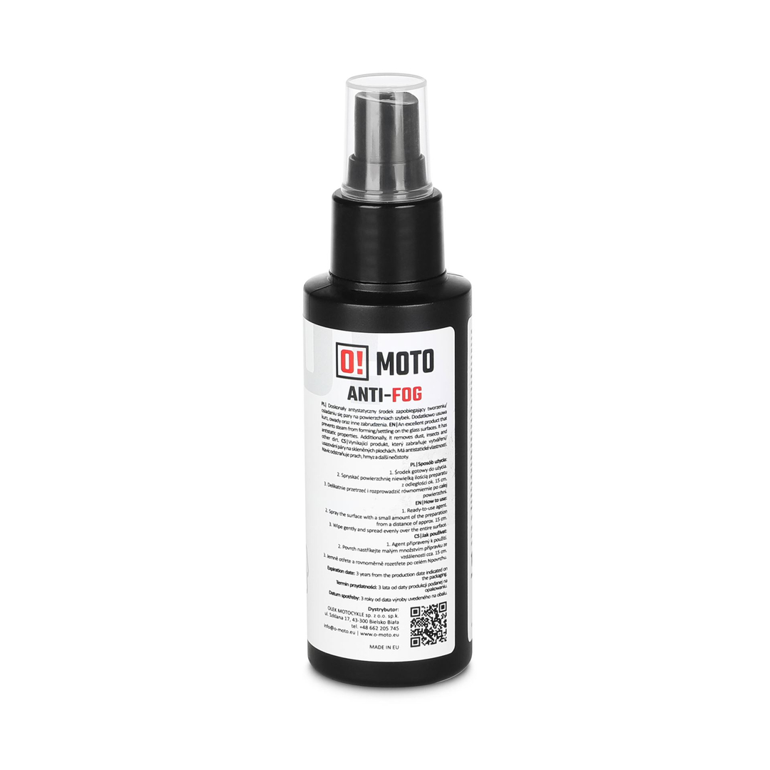O-Moto Anti Fog preparat przeciw parowaniu gogli okularów szybek 100ml