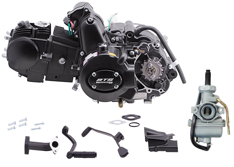 Silnik 125cc BTS + gaźnik PZ22 4T Junak Romet Barton Zipp Benzer