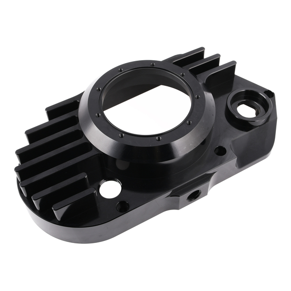 Pokrywa silnika lewa aluminiowa czarna clear Simson S51 SR50 DPR Performance