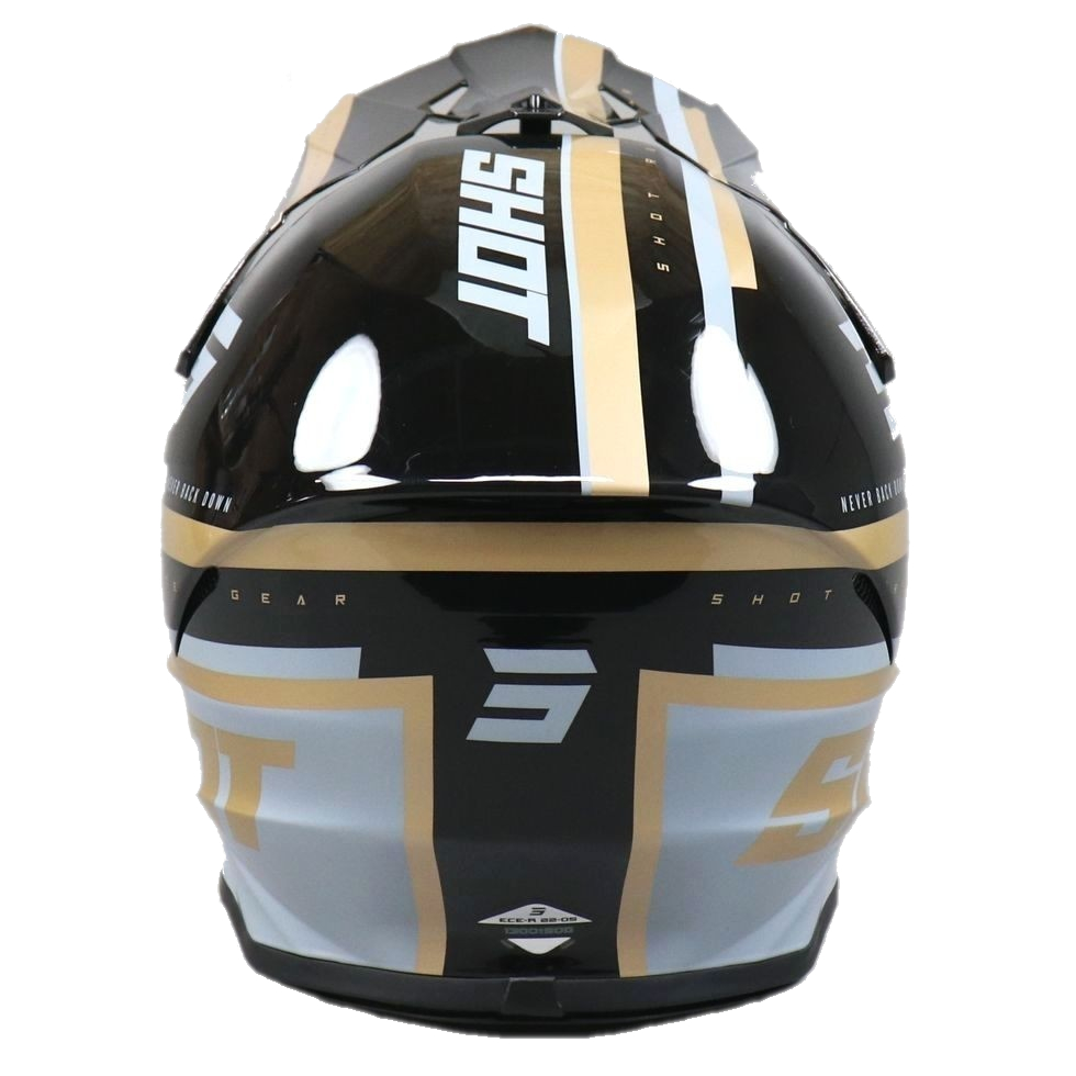 Kask Shot Racing cross Furious Shining Black Bronze Glossy