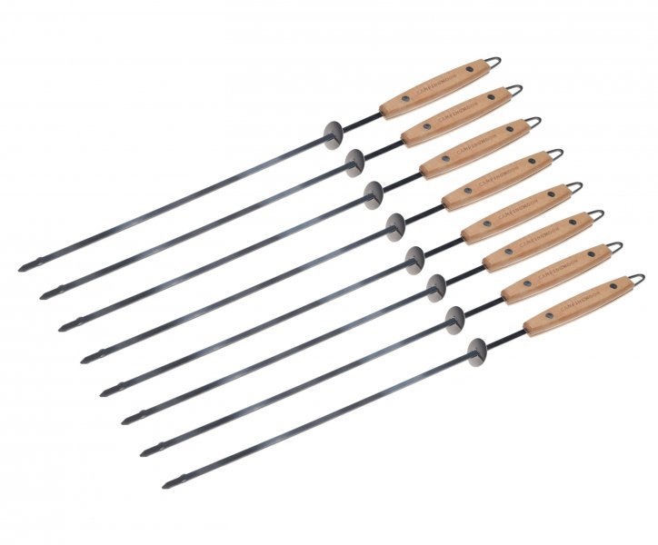 Kij do kiełbasek szaszłyków ognisko camping kemping 8 sztuk