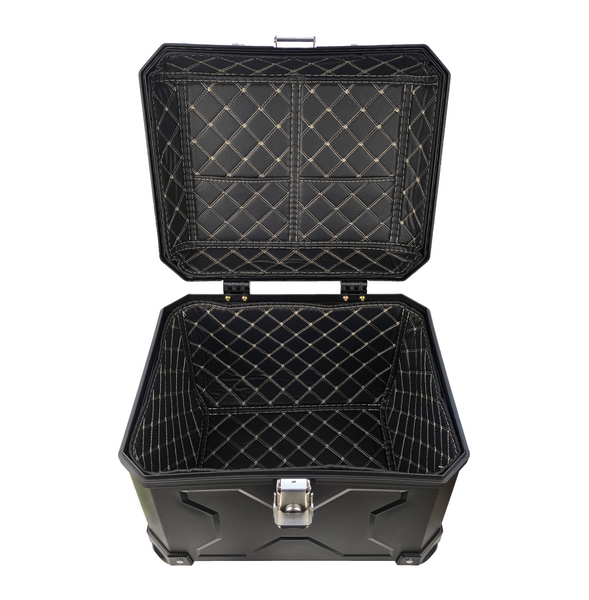 Kufer centralny czarny 45l 42x32x33,5cm ABS odpinana wyściółka 2 kluczyki