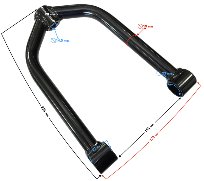 Wahacz górny Quad ATV Barton Eagle 8'
