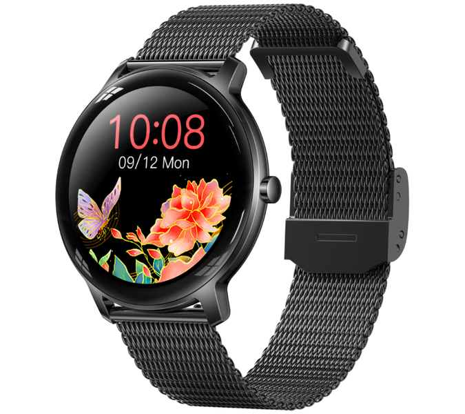 Smartwatch zegarek Rubicon czarny Bluetooth 5.0