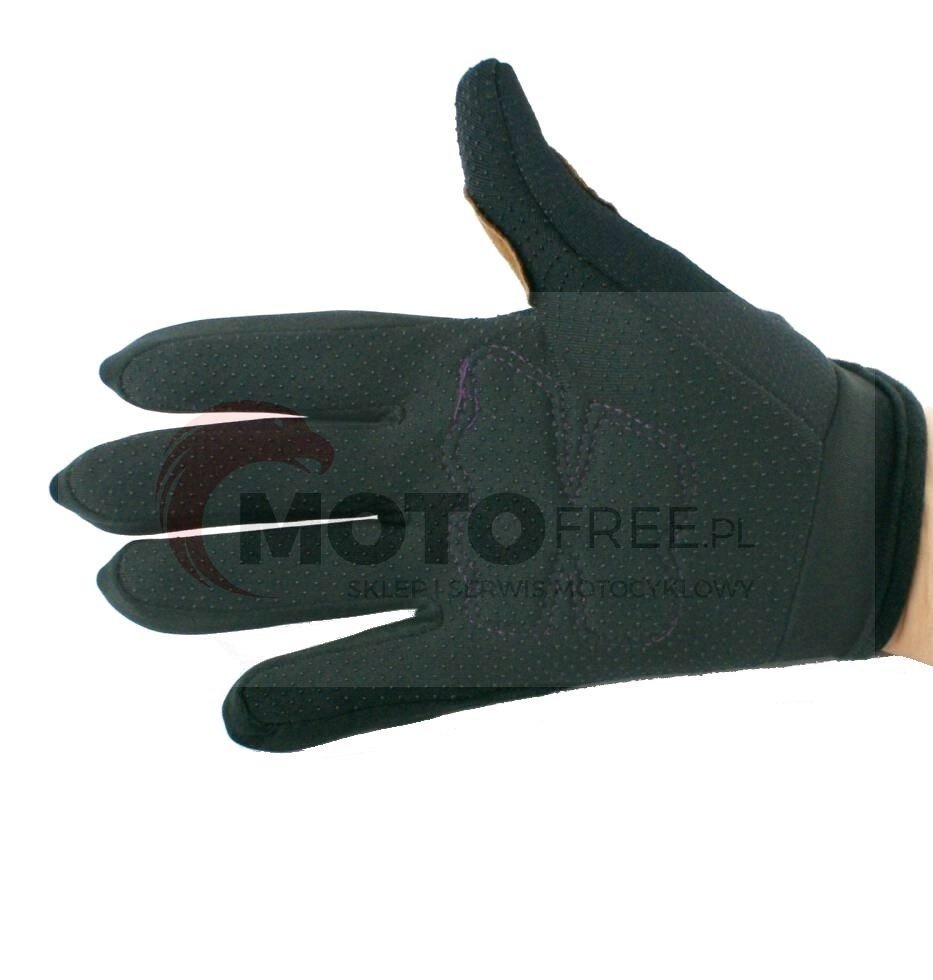 Rękawice Dziecięce Czarne Cross Quad Atv Off-Road