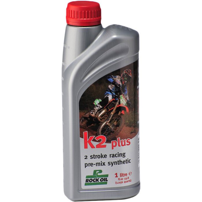 Olej Rock Oil K2 Plus Pre-Mix 2T Syntetyk 1L Cross