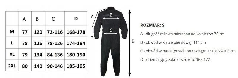 Biketec Kombinezon Przeciwdeszczowy Raintec Fluo