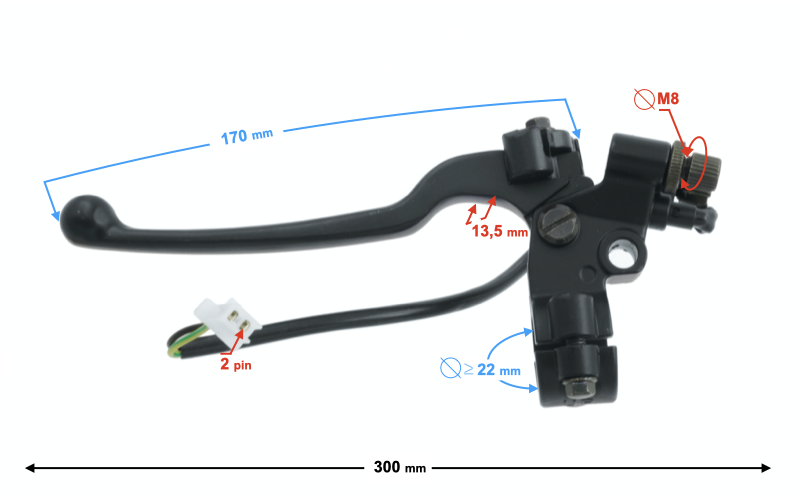 Pompa hamulca tylnego do skutera Barton Tres