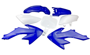 Plastiki owiewki komplet niebieskie pocket bike mini cross MRF pitbike