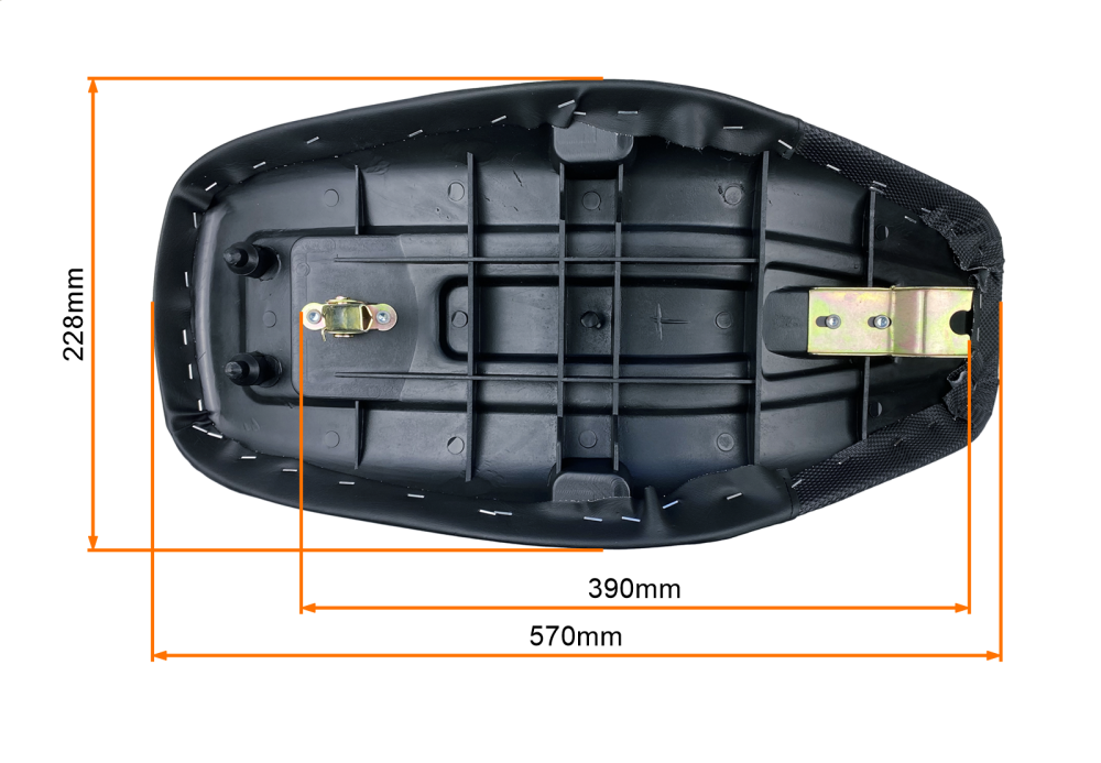 Siedzenie kanapa siedzisko długie 570mm quad atv 110 125cc