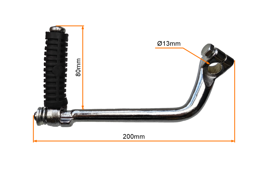 Rozruch nożny dźwignia rozrusznika kopka minichopper Łoś King 4T 50cc